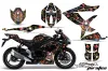 Suzuki GSXR 600 / 750 Graphic Kit - 2008-2010 Ed Hardy Pirates Black