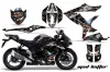 Suzuki GSXR 600 / 750 Graphic Kit - 2008-2010 Mad Hatter Black