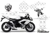 Suzuki GSXR 600 / 750 Graphic Kit - 2008-2010 Silver Star Reloaded
