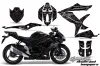 Suzuki GSXR 600 / 750 Graphic Kit - 2008-2010 Skulls N Hammers Silver