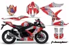Suzuki GSXR 600 / 750 Graphic Kit - 2008-2010 T Bomber Red