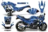 Suzuki GSXR 600F / 750F Katana Graphic Kit - 1988-1997 Reaper Blue