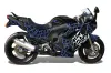 Suzuki GSXR 600F / 750F Katana Graphic Kit - 1988-1997 Widow Maker Blue