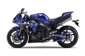 Yamaha R1 Graphic Kit - 2010-2012 Reaper Blue