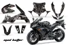 Yamaha R1 Graphic Kit - 2004-2005 Mad Hatter Black