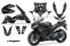Yamaha R1 Graphic Kit - 2004-2005 Reaper Black
