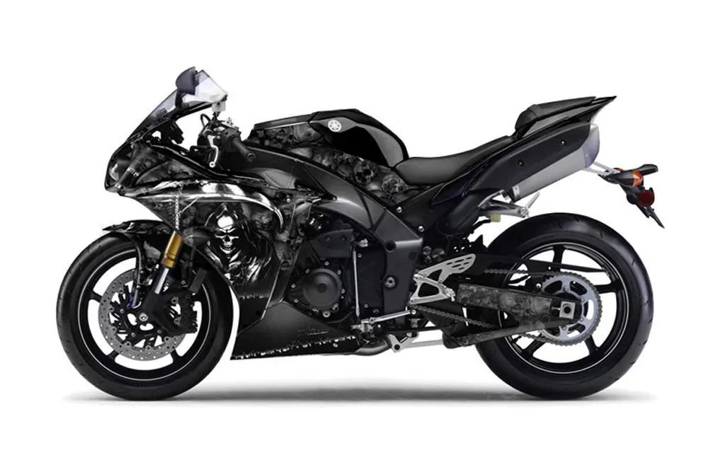 Yamaha R1 Graphic Kit - 2010-2012 Reaper Black