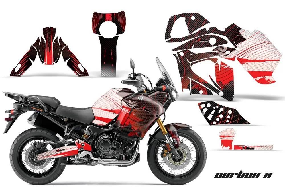 Yamaha Tenere 1200 Graphic Kit - 2012-2014 Carbon X Red