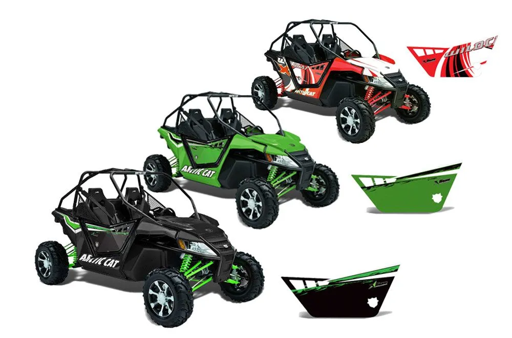 Arctic Cat Wildcat 1000 2 Door Custom Graphic Kit -