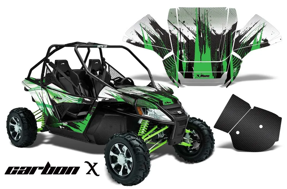 Arctic Cat Wildcat Graphic Kit - 2012-2016 Carbon X Green