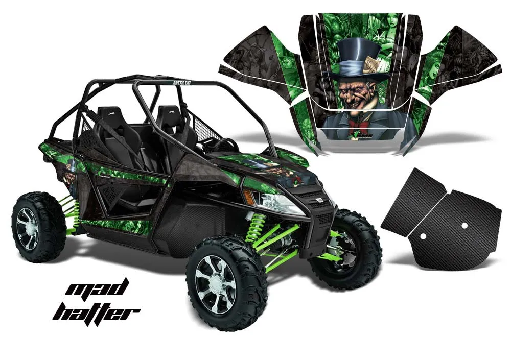 Arctic Cat Wildcat Graphic Kit - 2012-2016 Mad Hatter Green