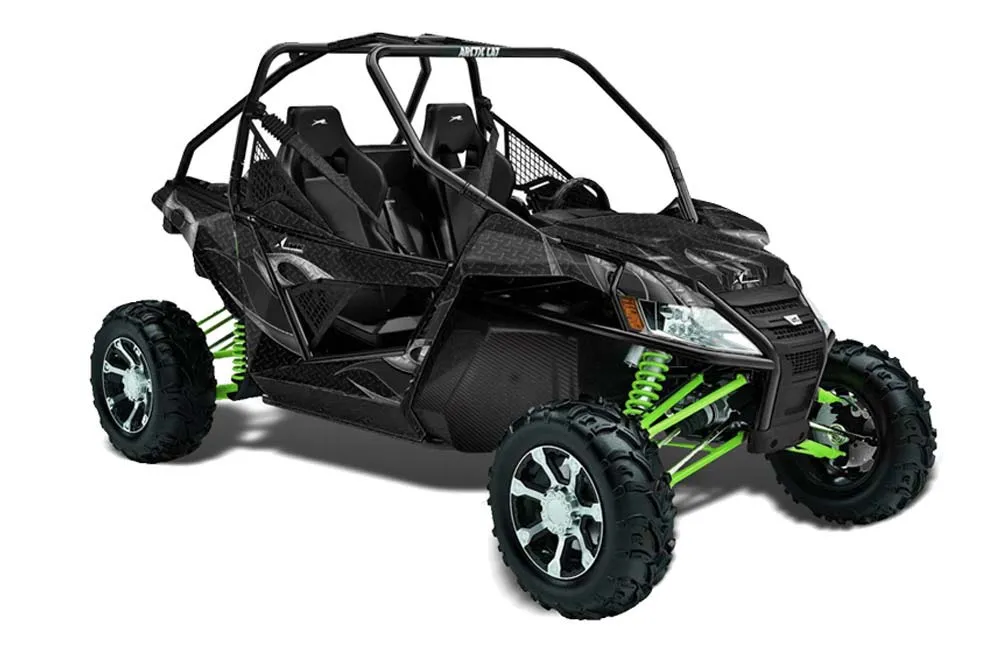 Arctic Cat Wildcat Graphic Kit - 2012-2016 Tribal Flames Black