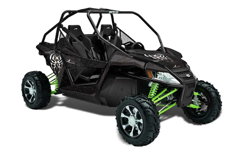 Arctic Cat Wildcat Graphic Kit - 2012-2016 Widow Maker Black