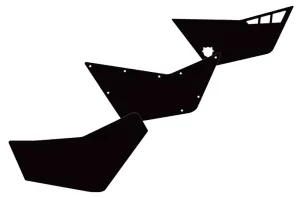 Arctic Cat Wildcat 1000 2 Door Graphics Kit -
