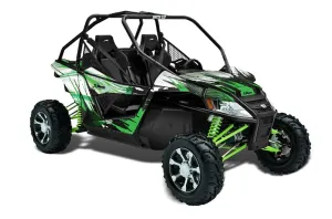 Arctic Cat Wildcat Graphic Kit - 2012-2016 Carbon X Green