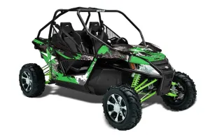 Arctic Cat Wildcat Graphic Kit - 2012-2016 Street Star Green