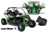 Arctic Cat Wildcat Graphic Kit - 2012-2016 Carbon X Green