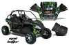 Arctic Cat Wildcat Graphic Kit - 2012-2016 Mad Hatter Green