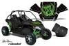 Arctic Cat Wildcat Graphic Kit - 2012-2016 Silver Star - Reloaded Green