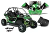 Arctic Cat Wildcat Graphic Kit - 2012-2016 Street Star Green