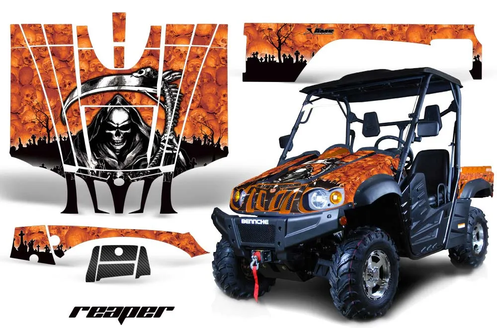 Bennche Big Horn Graphic Kit - All Years Reaper Orange