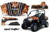 Bennche Spire 800 Graphic Kit - All Years Mad Hatter Orange