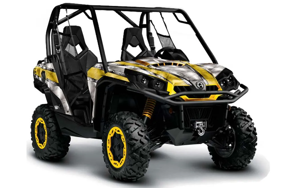 Can-Am Commander 1000 / 800 Graphic Kit - All Years Bullet Proof Yellow