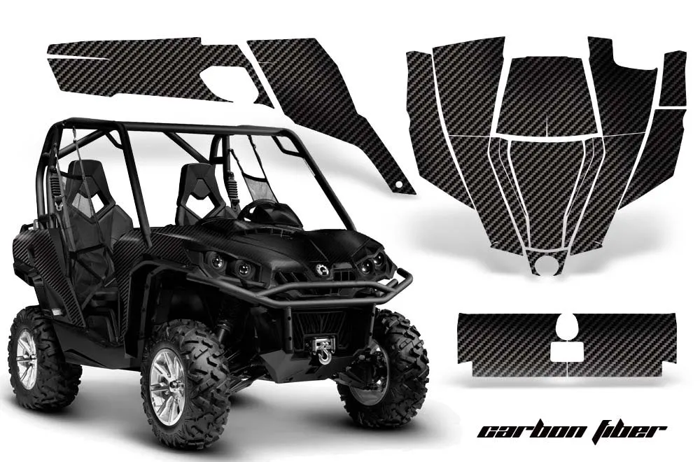 Can-Am Commander 1000 / 800 Graphic Kit - All Years Carbon Fiber