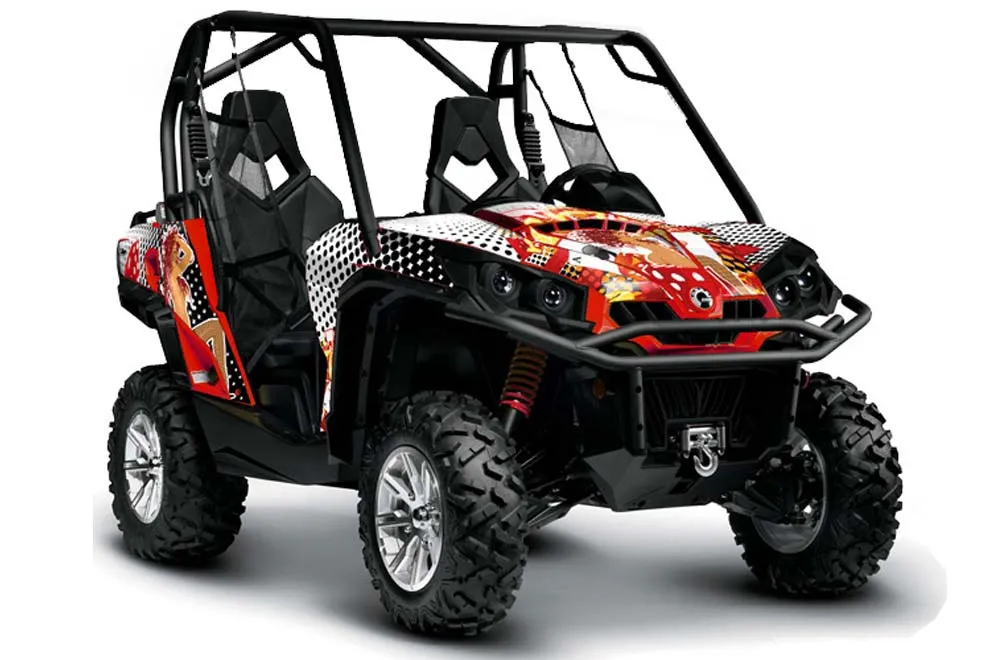 Can-Am Commander 1000 / 800 Graphic Kit - All Years Jackpot White