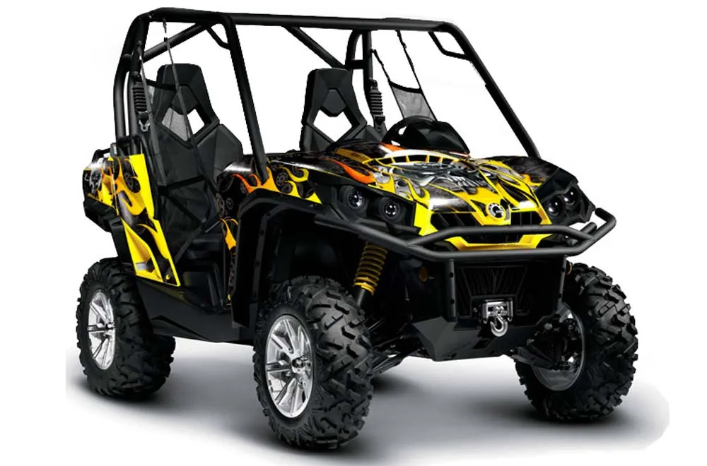 Can-Am Commander 1000 / 800 Graphic Kit - All Years Motorhead Black