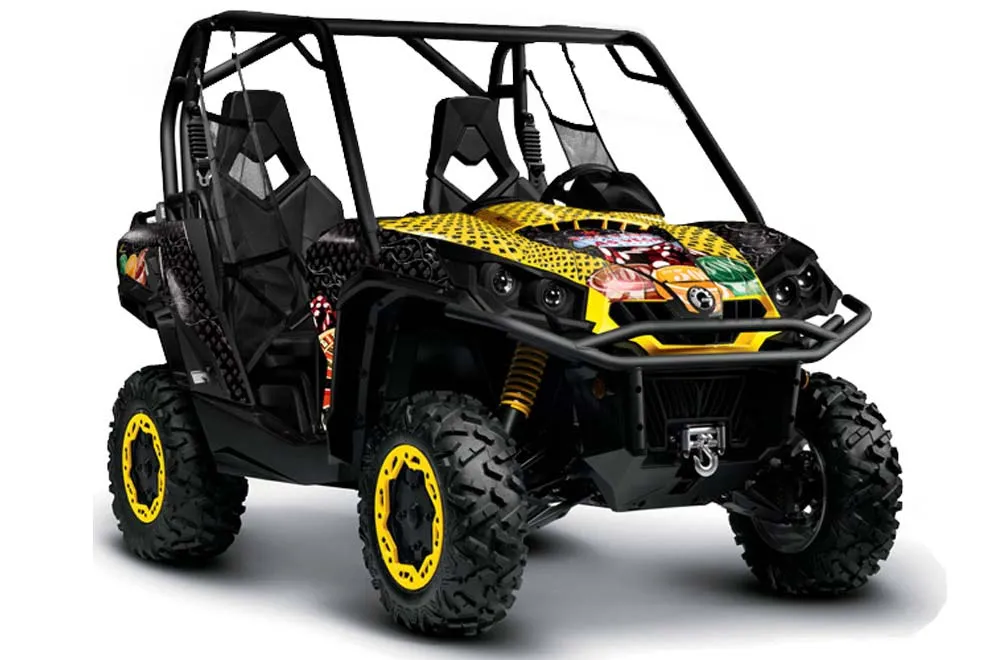 Can-Am Commander 1000 / 800 Graphic Kit - All Years Vegas Baller Black