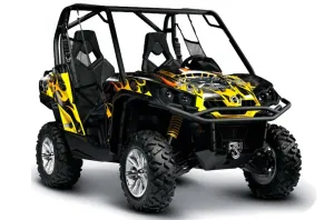Can-Am Commander 1000 / 800 Graphic Kit - All Years Motorhead Black