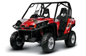 Can-Am Commander 1000 / 800 Graphic Kit - All Years T Bomber Red