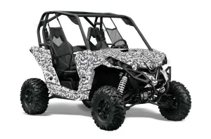 Can-Am Maverick 1000 X RS R Graphic Kit - 2013-2016 Digicamo White