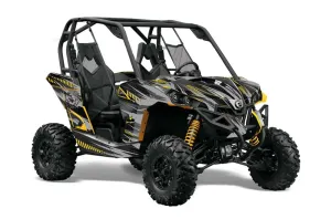 Can-Am Maverick 1000 X RS R Graphic Kit - 2013-2016 Nuke Yellow