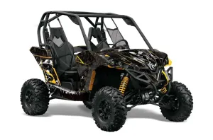 Can-Am Maverick 1000 X RS R Graphic Kit - 2013-2016 Reaper Black
