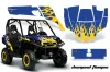 Can-Am Commander 1000 / 800 Graphic Kit - All Years Diamond Flames Yellow