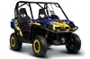 Can-Am Commander 1000 / 800 Graphic Kit - All Years Diamond Flames Yellow