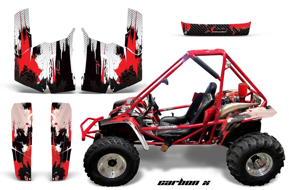 Honda Odyssey FL350 Graphic Kit - 1985 Carbon X Red