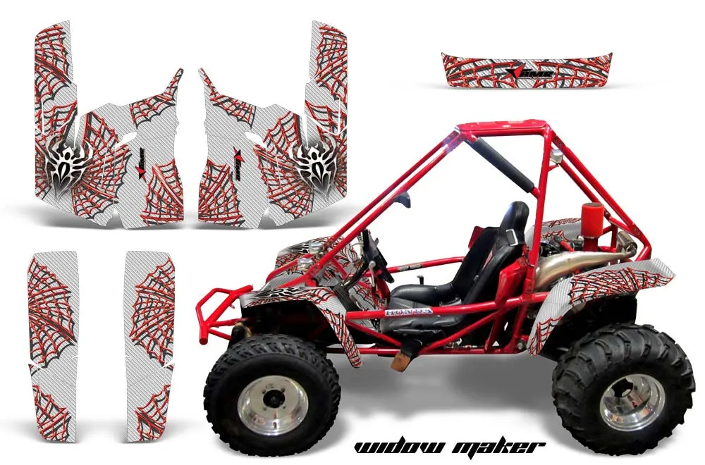 Honda Odyssey FL350 Graphic Kit - 1985 Widow Maker Red