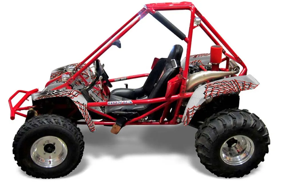Honda Odyssey FL350 Graphic Kit - 1985 Widow Maker Red