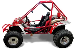 Honda Odyssey FL350 Graphic Kit - 1985 Diamond Flame Red