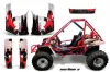 Honda Odyssey FL350 Graphic Kit - 1985 Carbon X Red