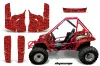 Honda Odyssey FL350 Graphic Kit - 1985 Digi Camo Red