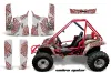 Honda Odyssey FL350 Graphic Kit - 1985 Widow Maker Red