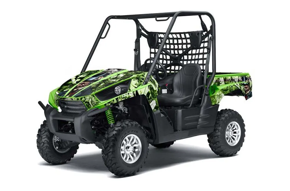 Kawasaki Teryx 750 Graphic Kit - 2007-2009 Mad Hatter Green