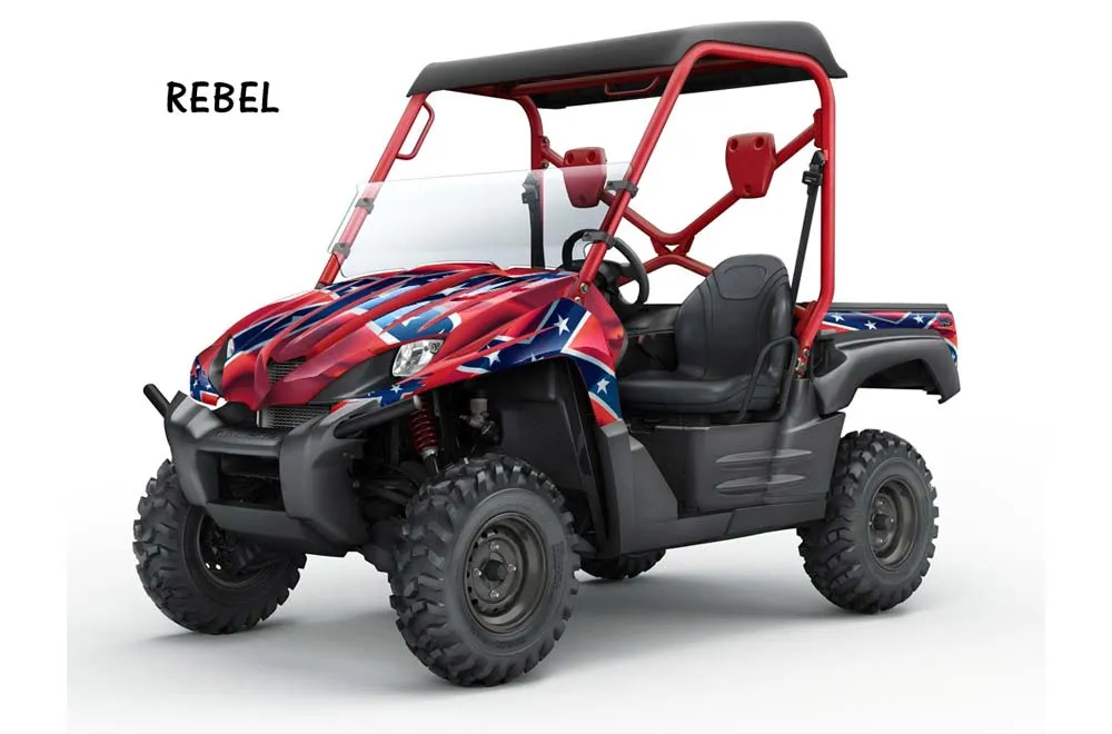 Kawasaki Teryx 750 Graphic Kit - 2007-2009 Rebel Red