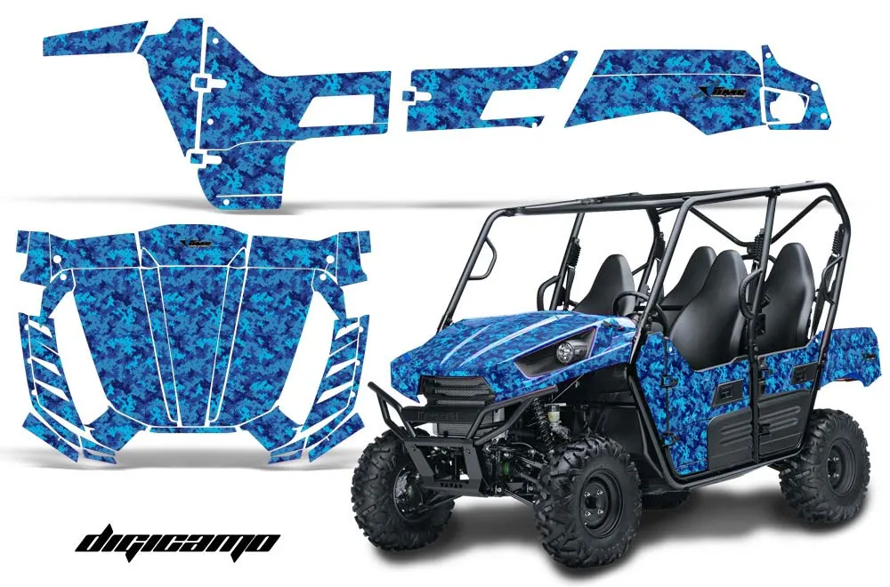 Kawasaki Teryx 800 4 Door Custom Graphic Kit - 2013-2015
