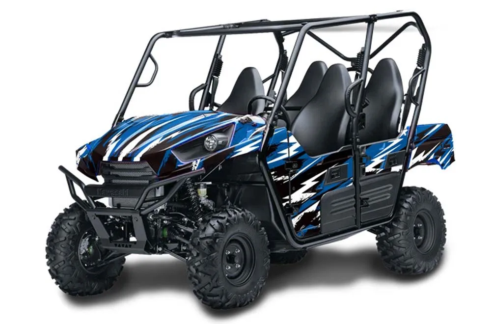 Kawasaki Teryx 800 4 Door Graphic Kit - 2013-2015 Attack Blue