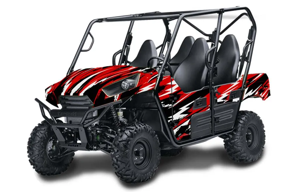 Kawasaki Teryx 800 4 Door Graphic Kit - 2013-2015 Attack Red